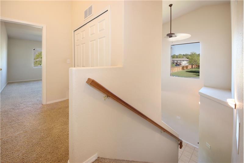 Sellers paid extra for the great view window from the upper landing
