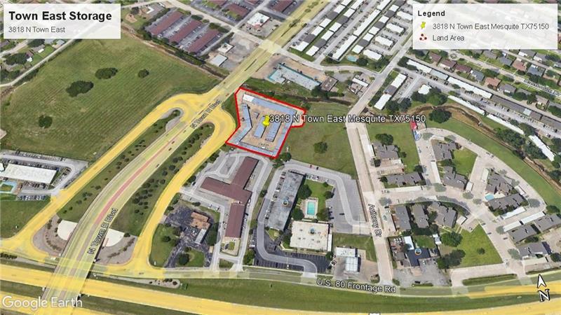 3818 N Town East Storage -MESQUITE STORAGE 200 UNITS, AN OFFICE & APARTMENT