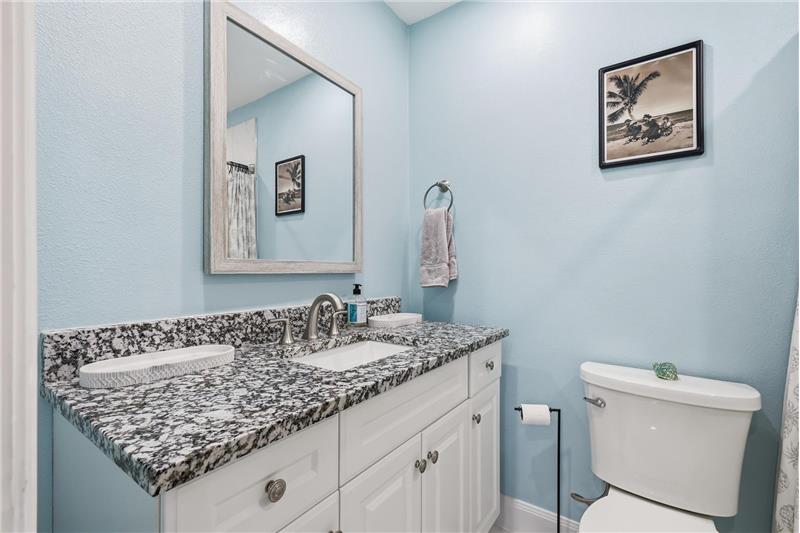 Yeah, the bathroom is small but who wants to spend that much time in there anyway?