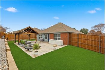 Newly stained fence!