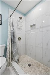 Large, walk in shower