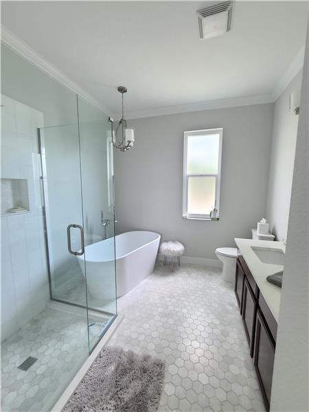 Newly remodeled Master Bathroom