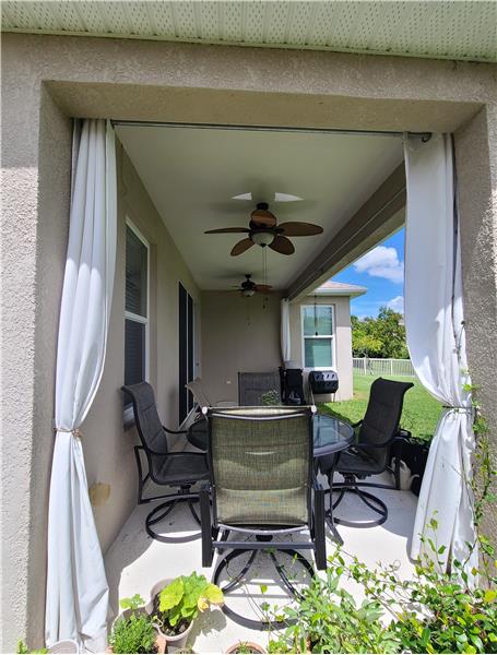 2 outdoor ceiling fans on Lanai