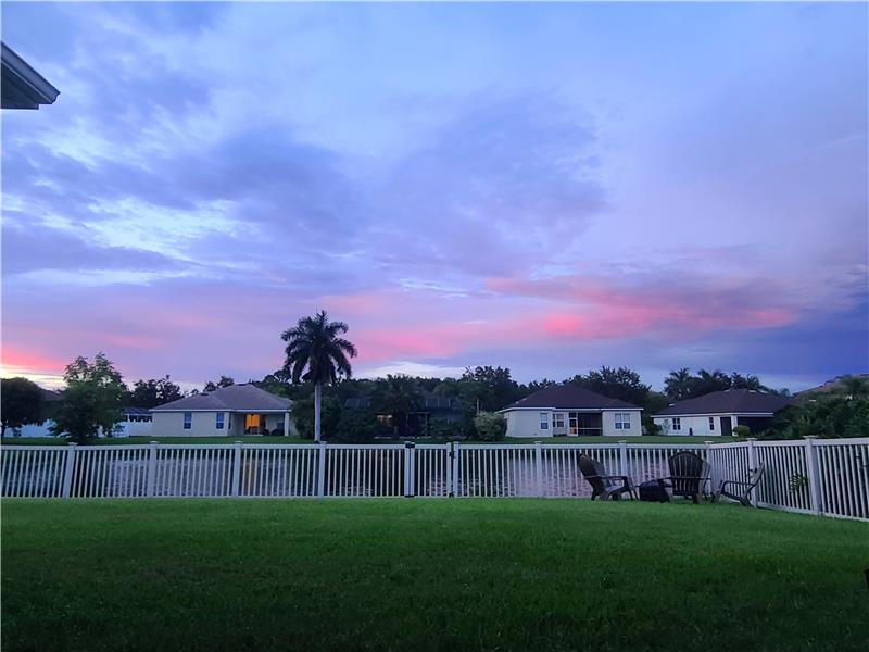 Sunset from the Lanai