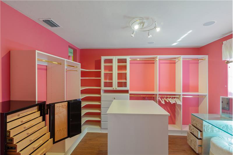 Dressing Room with Center Island