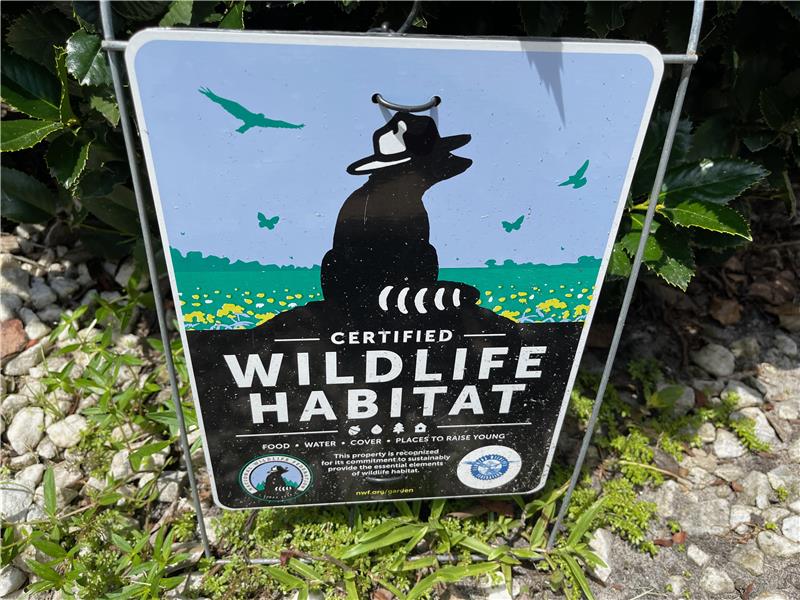 Wildlife Habitat Certified Yard