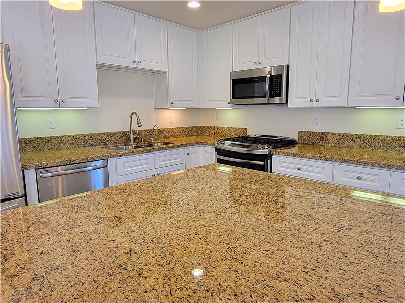 The Granite's intricate character perfectly reflects the intricacies of all future conversations over this beautiful stone.
