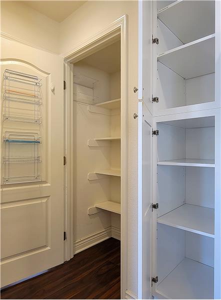 Got storage? Youbetcha! Floor-to-ceiling cabinet and pantry!!