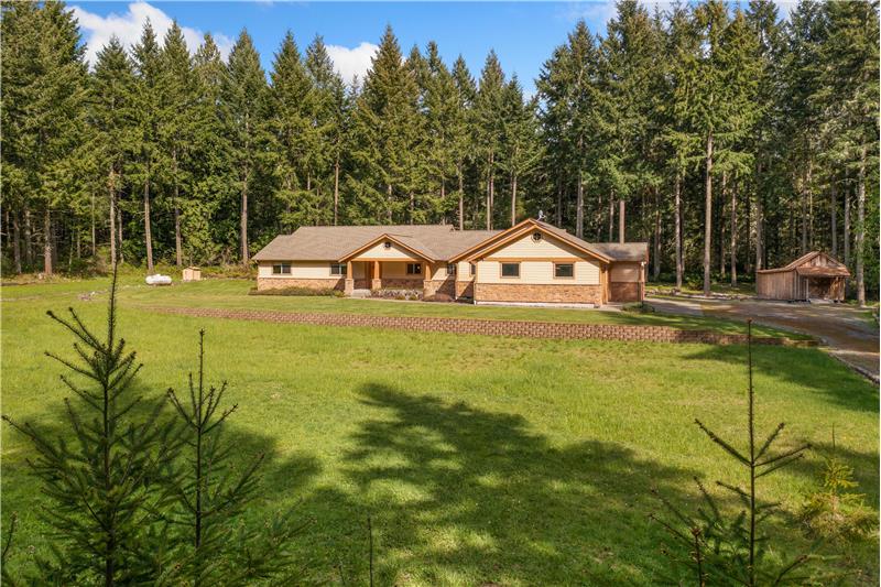 Large yard perfect for recreation, sports, or just watching the local deer in the morning.
