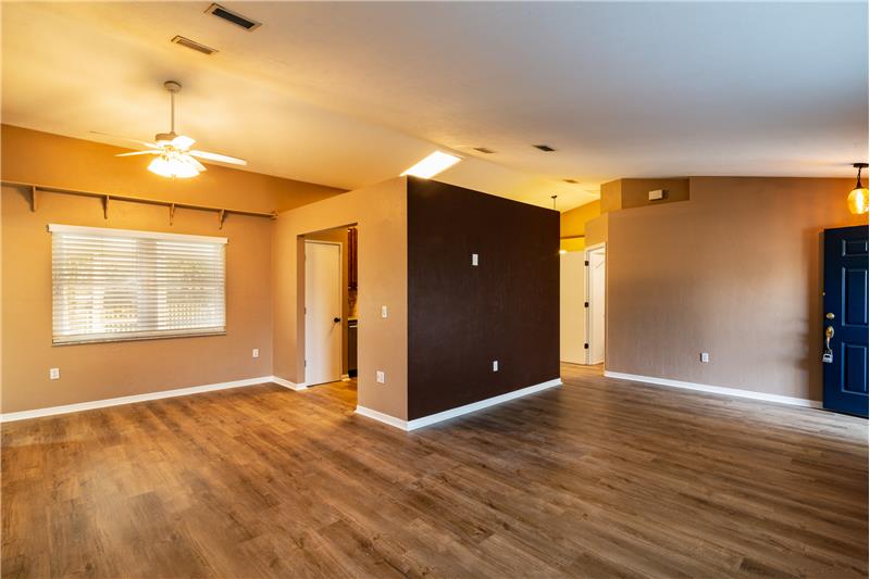 Living Room View to Dining Room