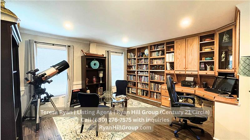 15-by-14-foot home office
