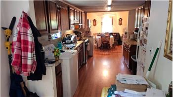 Kitchen into Dining Room