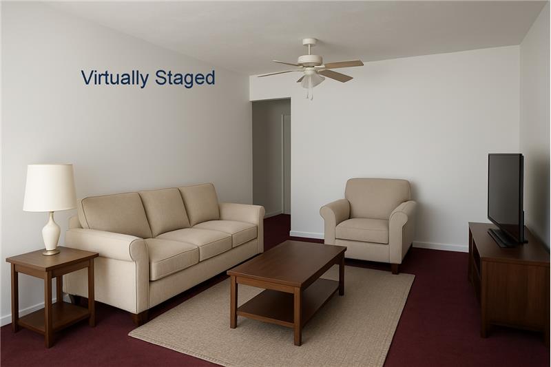 Living Room Virtually Staged