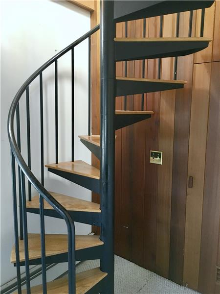 Staircase to master bedroom