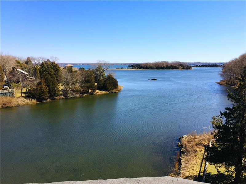 Your waterfront view of Bissel Cove & Narragansett Bay