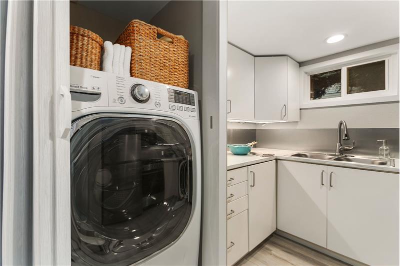 Separate Washer/Dryer Combo Downstairs!