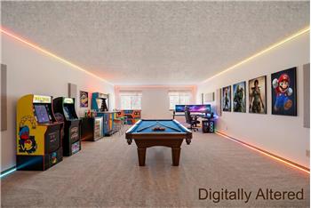 Bonus Room Wall Removed - Game Room