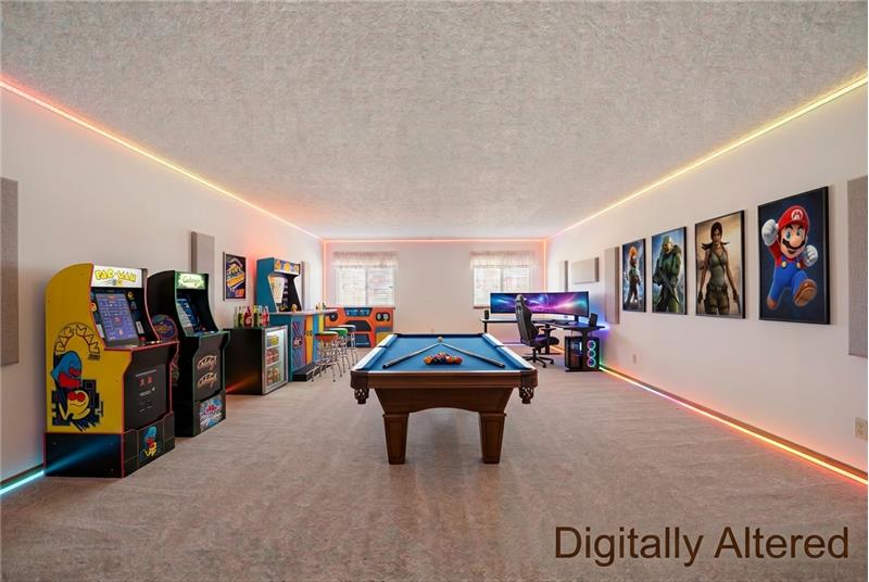 Bonus Room Wall Removed - Game Room