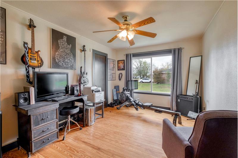 Third bedroom with two closets