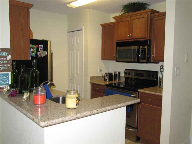 Kitchen with Granite Counters