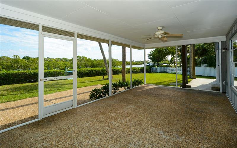 Covered Screened Lanai