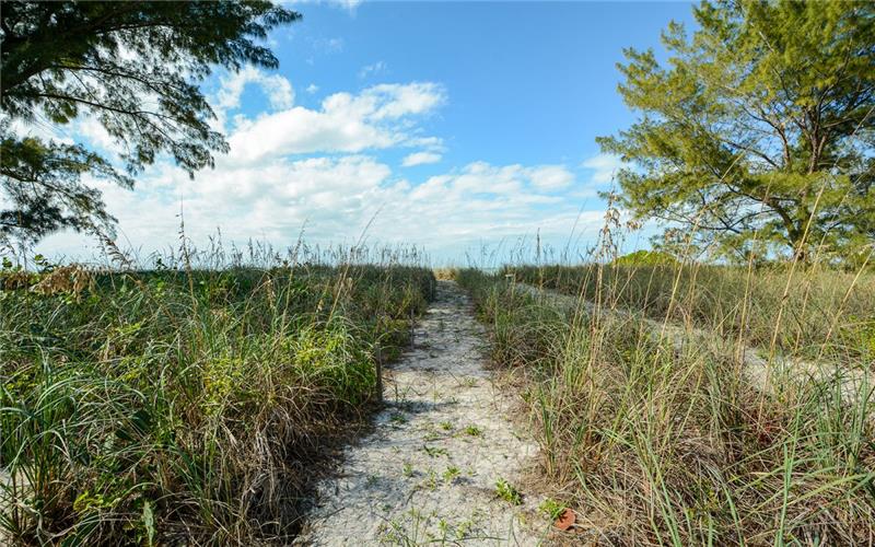 Private Beach easement