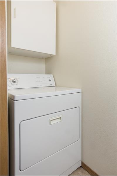 FULL-SIZE Washer and Dryer are included in this ready to move, fully-equipped unit