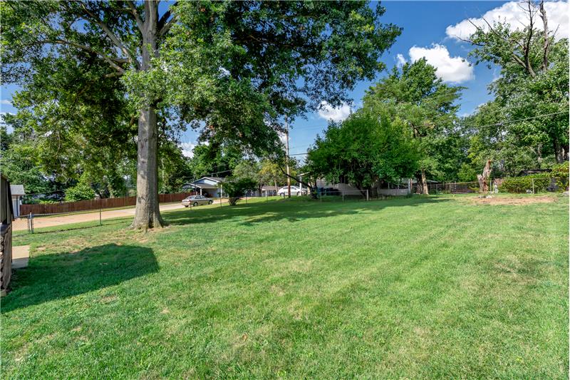 Fabulous fenced back yard!