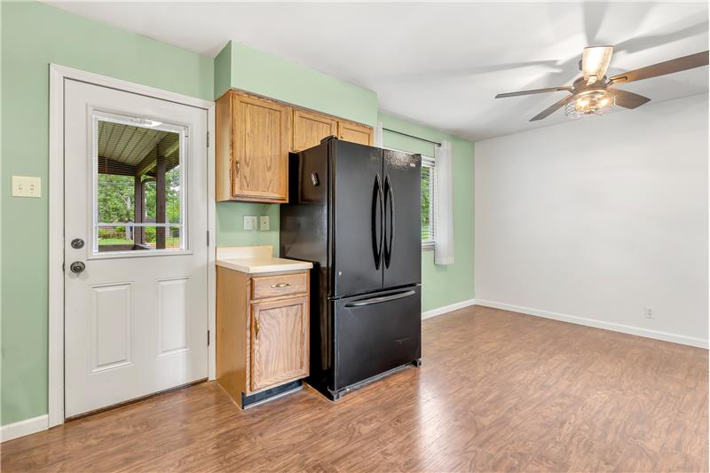 Refrigerator included.