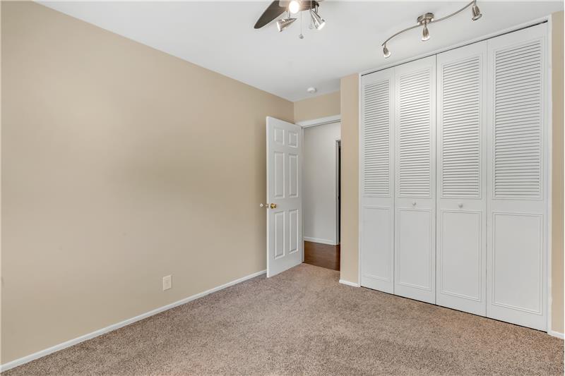 #3 Bedroom w/double closets