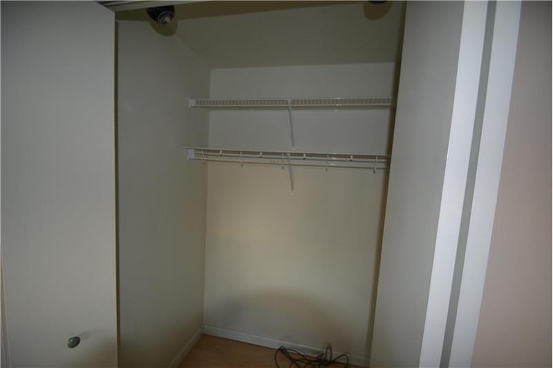 One of two walk-in closets