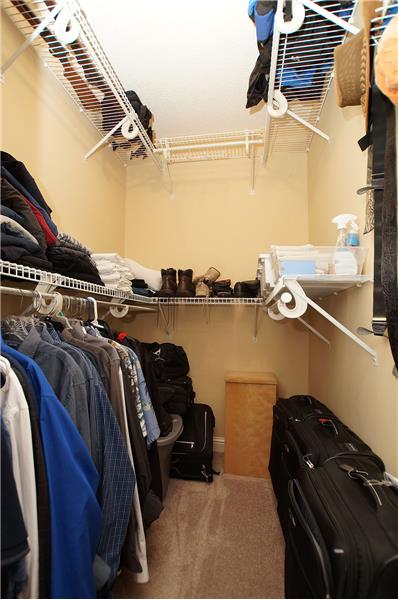 Walk in closet 1 in master bedroom