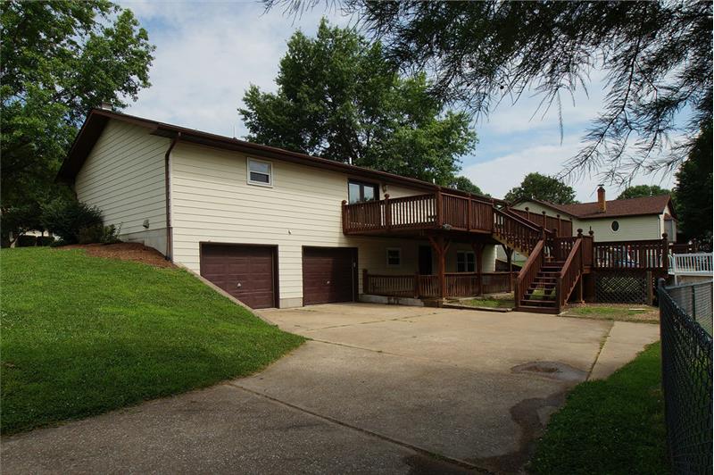 Driveway and house