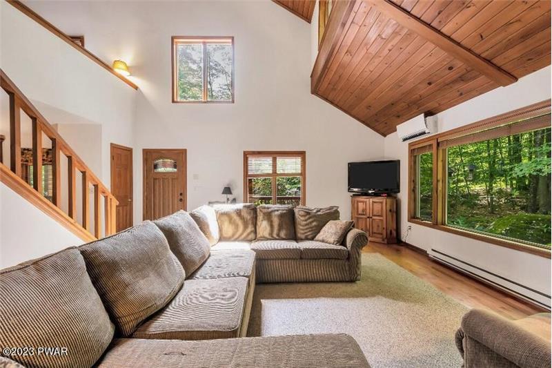 Living Room-Forest Views