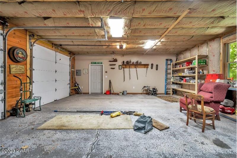 Interior 2 Car Garage