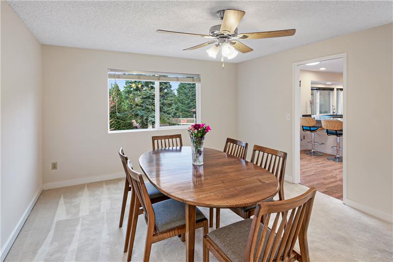 Formal Dining Room includes storage/bar area
