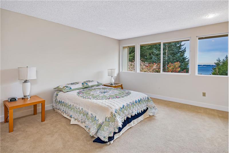 Your primary bedroom has one of the best views in the house.