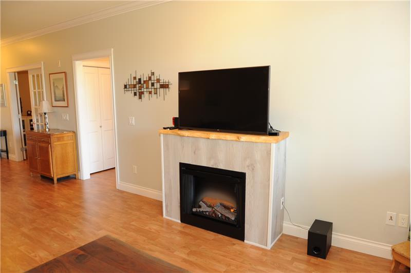 Living Room with Fireplace