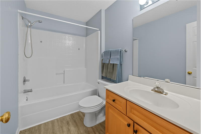 Full bathroom on home's second floor