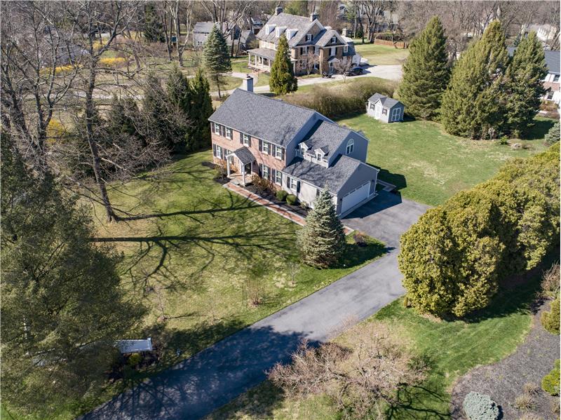 429 Conestoga Road Aerial View of Front