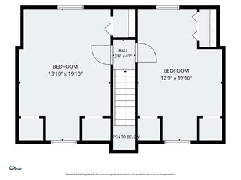 Upstairs Floor plan