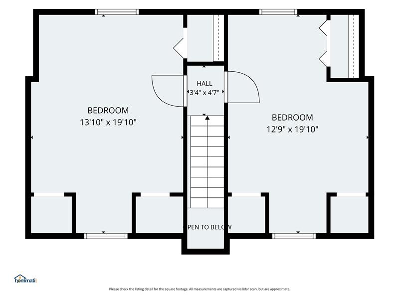 Upstairs Floor plan