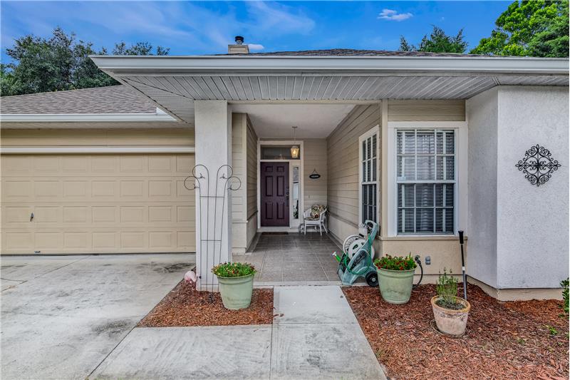Tiled Front Porch
