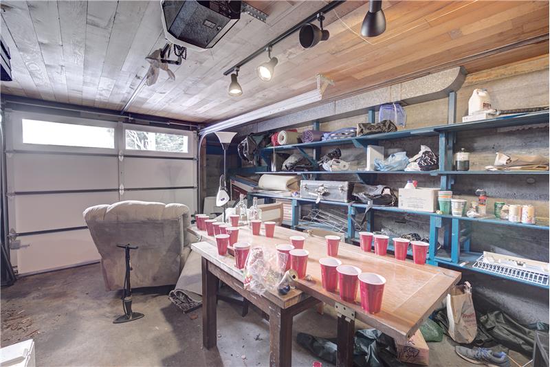 Garage, which is clean now