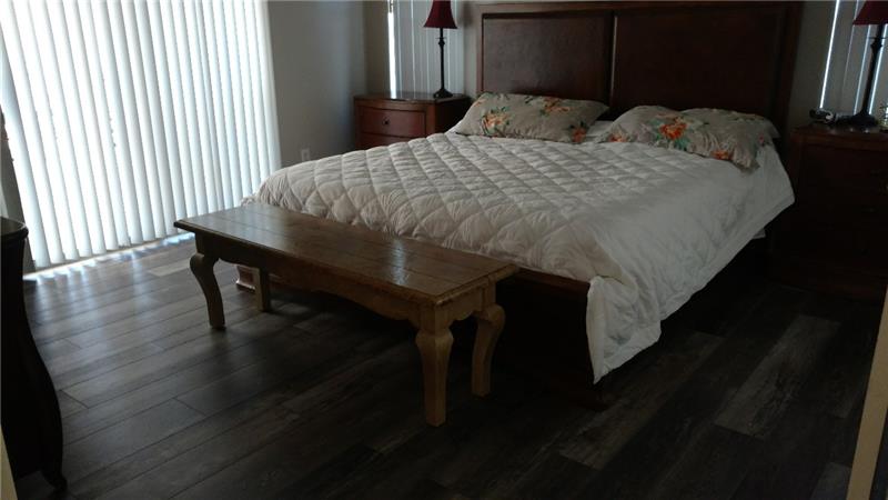 Spacious master bedroom