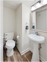 Guest bathroom on main level.