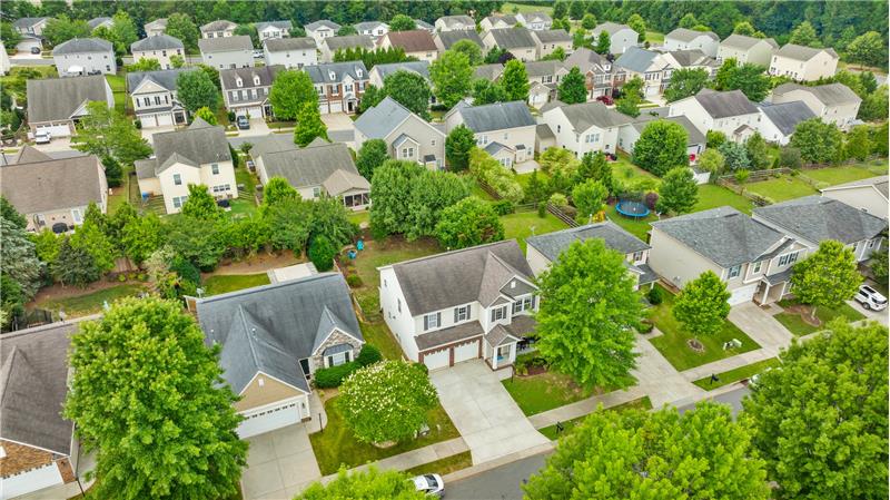 Aerial view of Prescot neighborhood.