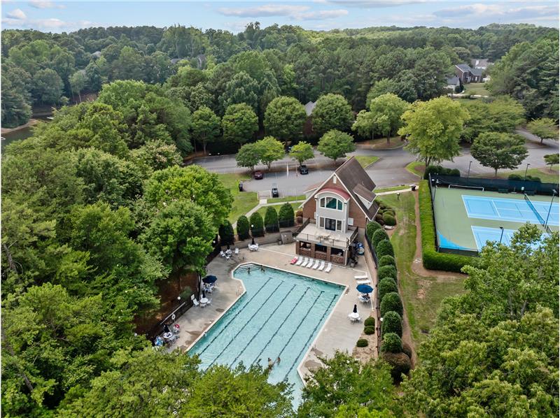 Sailview amenities center: clubhouse, Jr Olympic size pool, tennis, pickleball