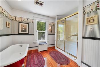 large bath showing double shower
