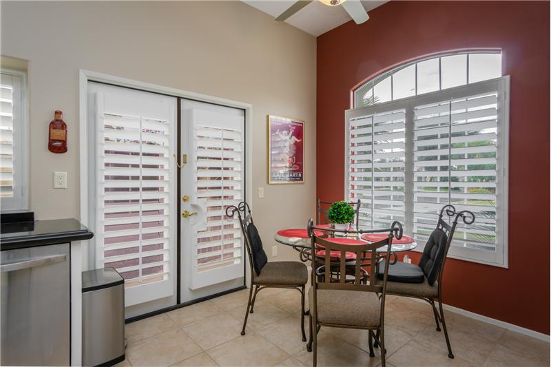 French Doors To The OutSide